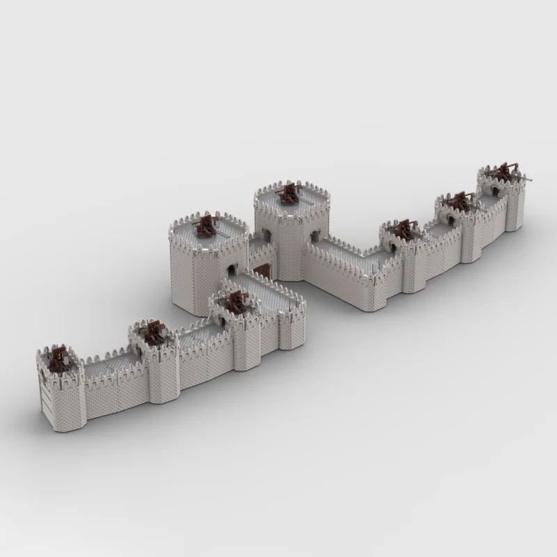 Medieval Castle Model Moc Building Blocks University of California Castle Model Technology Bricks DIY Assembly Holiday Toy Gifts