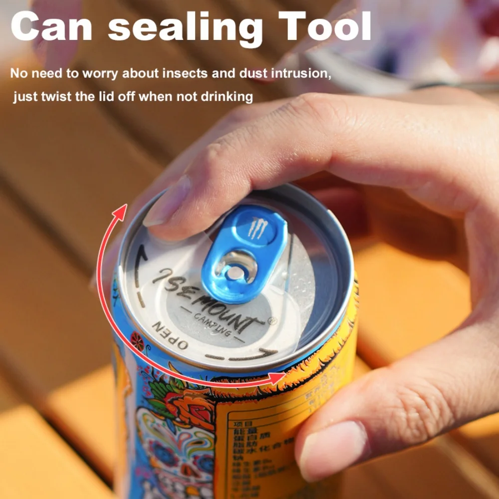 علب إغلاق غطاء المحمولة يمكن غطاء المشروبات يمكن غطاء المشروبات الغبار الحرة السدادة الغذاء الصف غطاء البيرة حامي التخييم الملحقات #4