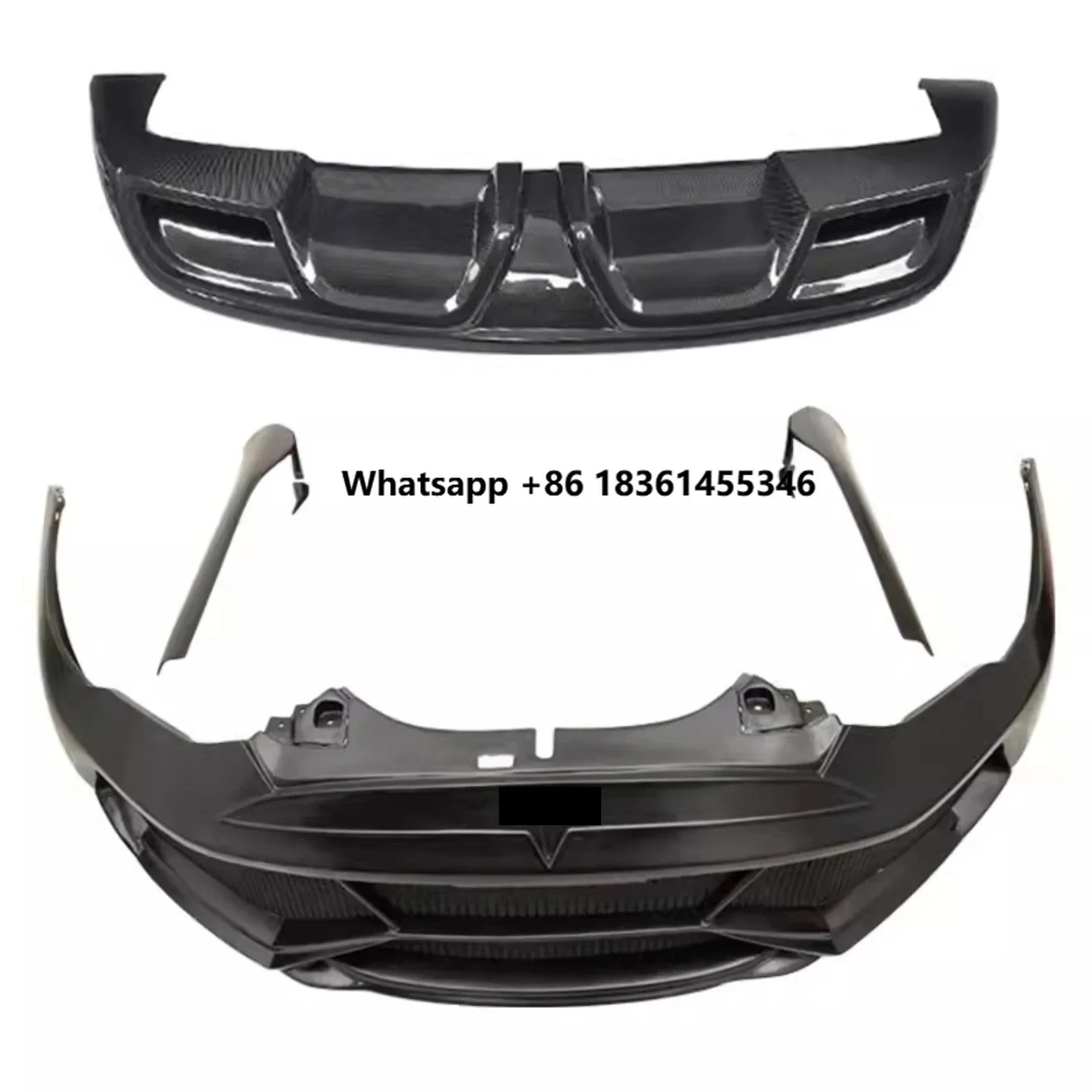 

for Model S 2014-2022 Modified Body Kit Car Accessories Resin Front Bumper Side Skirt Rear Lip