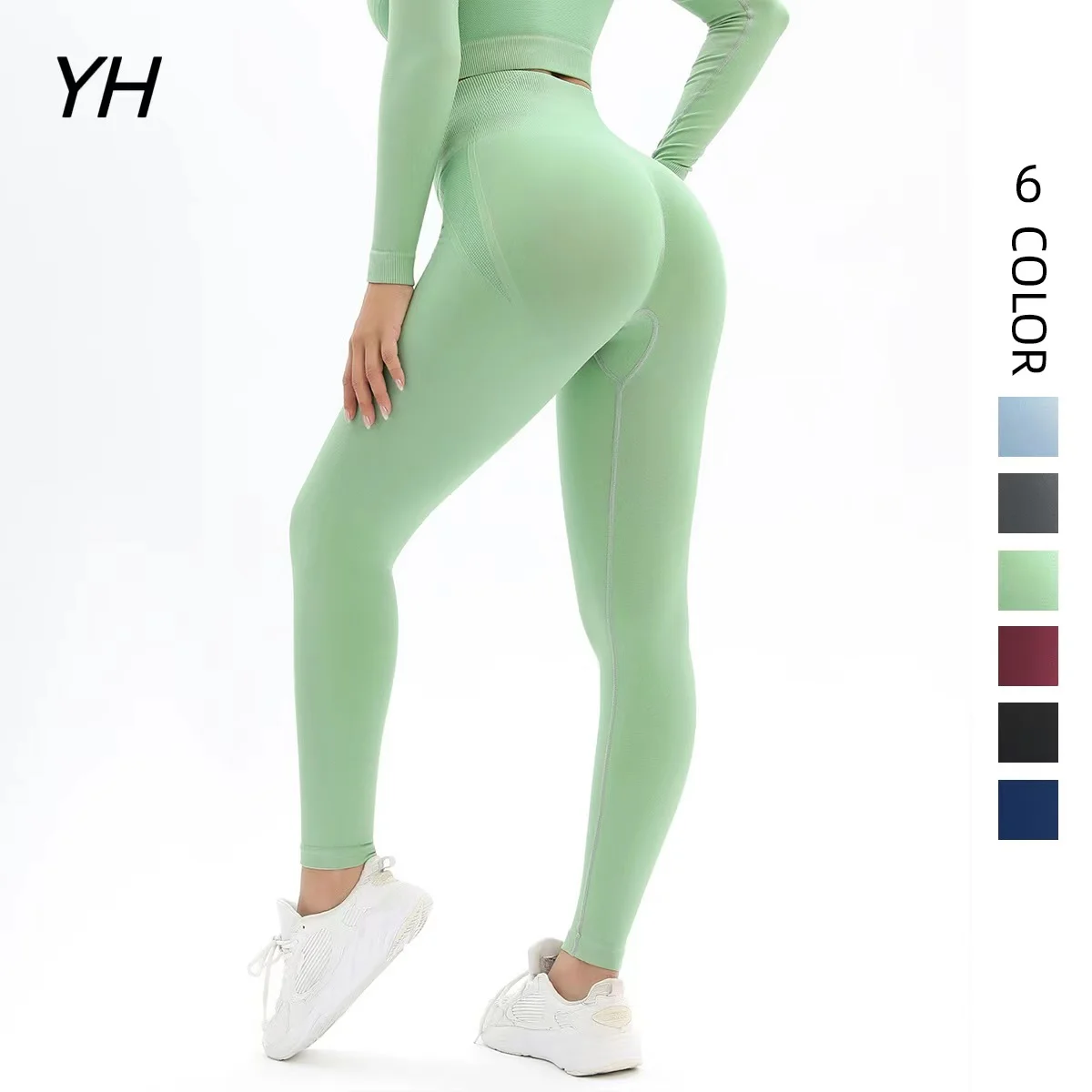 Effortless Seamless Leggings Scrunch Butt GYM Leggings Women Push Up Booty Workout Tights Fitness Stretchy High Waist Yoga Pants