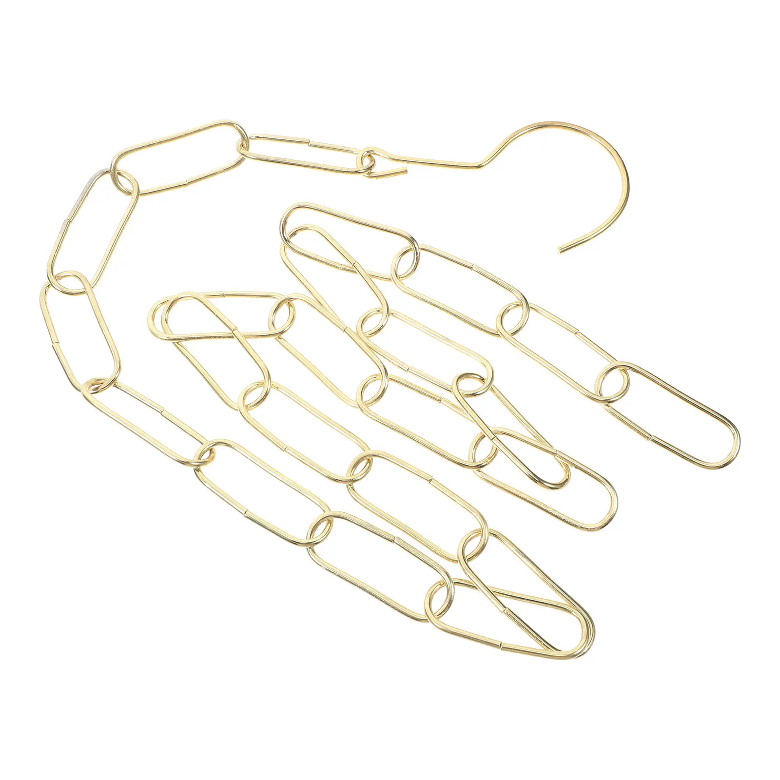 Clothes Hanging Chain Decorative Chains for Heavy Duty Costume Golden Display Market Shop