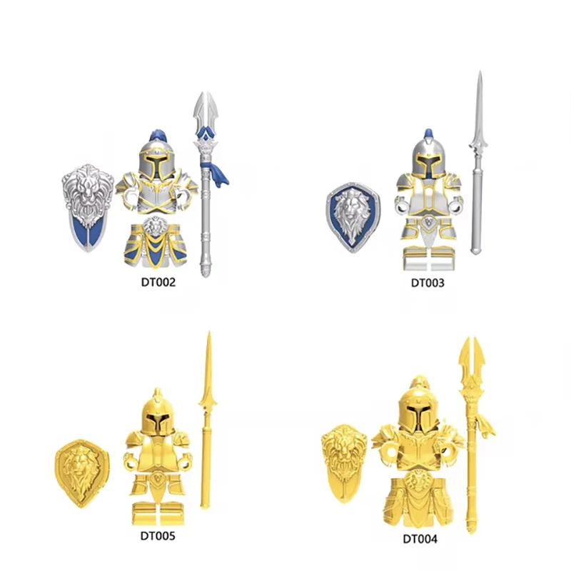 Middle Aged Mini Weapon Warcraft Strom Guard Figures Accessories, Building Blocks Toy Accessories for Children Gifts DT8902
