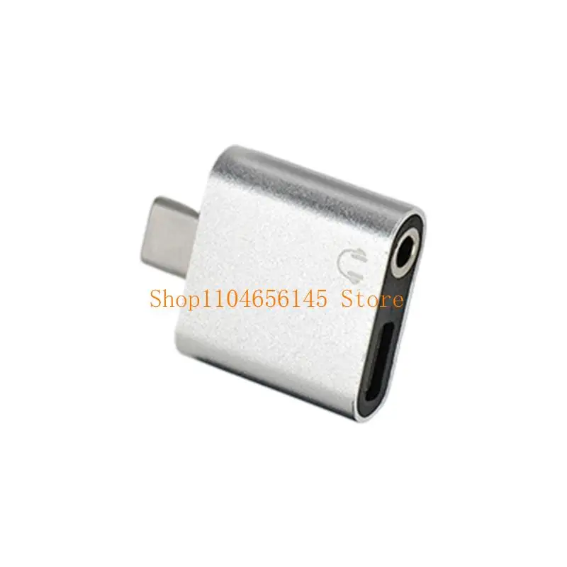 652F USB C To 3.5mm Apater Aluminum Alloy Texture USB C to 3.5mm Converters