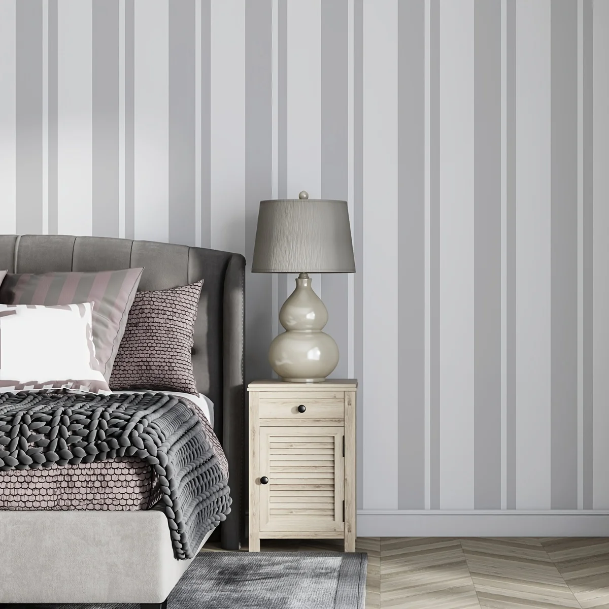 1 Roll Gray And Whi… - image