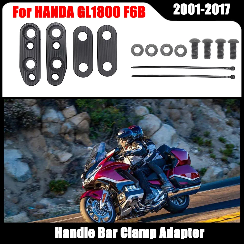 

Мотоциклетный зажим для руля, адаптер, крепление на руль для Honda Gold Wing GL1800 GL 1800 F6B 2001-2017 2016 2015 2014 2013