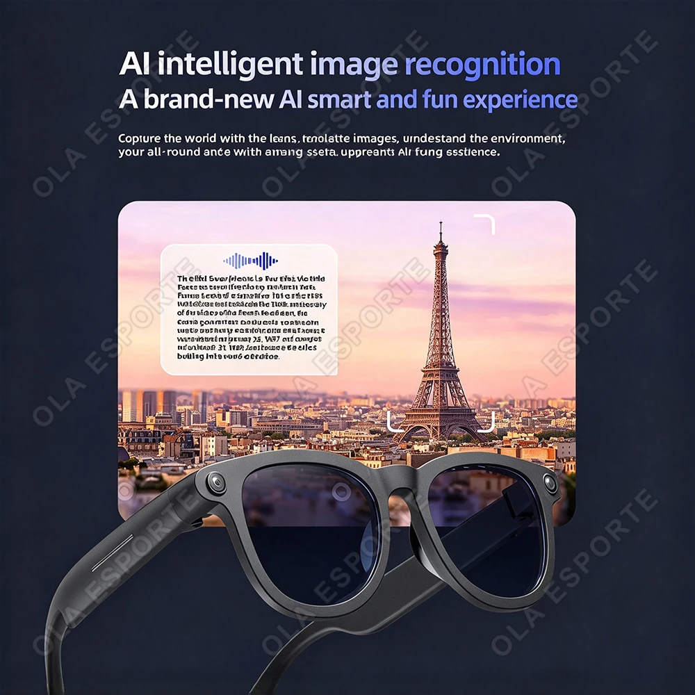 Smart Audio Glasses HD Sound Q - Audio Music Image 评论和价格