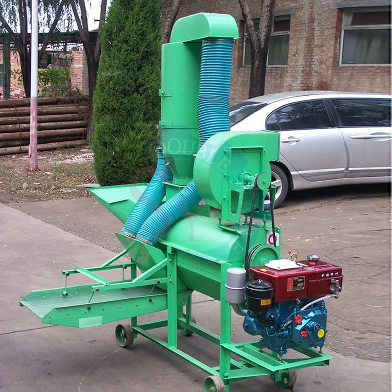 1000kg/H High Efficiency Diesel Driven Millet Shelling Machine/Multi Purpose Sorghum Thresher/Broomcorn Shell Threshing Machine