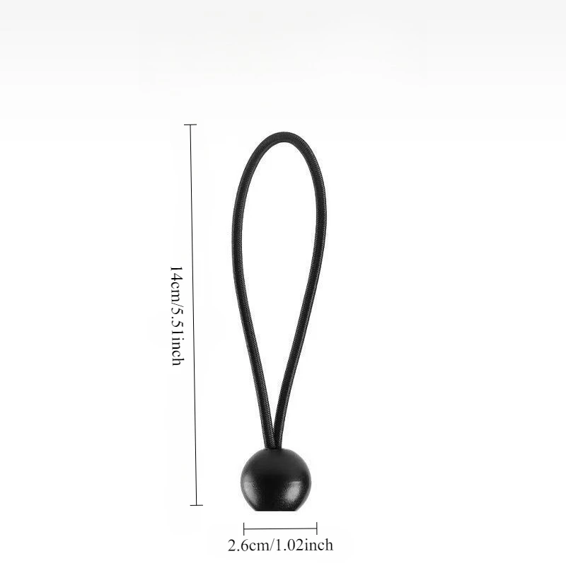 1/3pcs tent clamp fixed ball clamp elastic strap cord outdoor canopy elastic cord strapping with elastic ball type rubber band