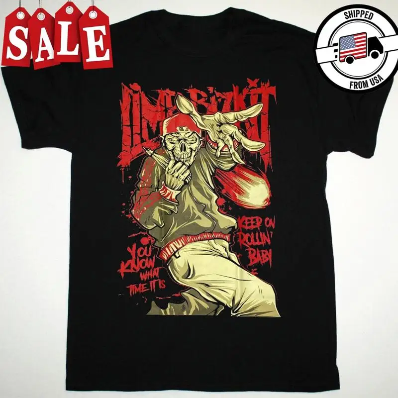 

НОВАЯ мужская футболка Limp Bizkit Tour из хлопка, все размеры S 235XL UH128