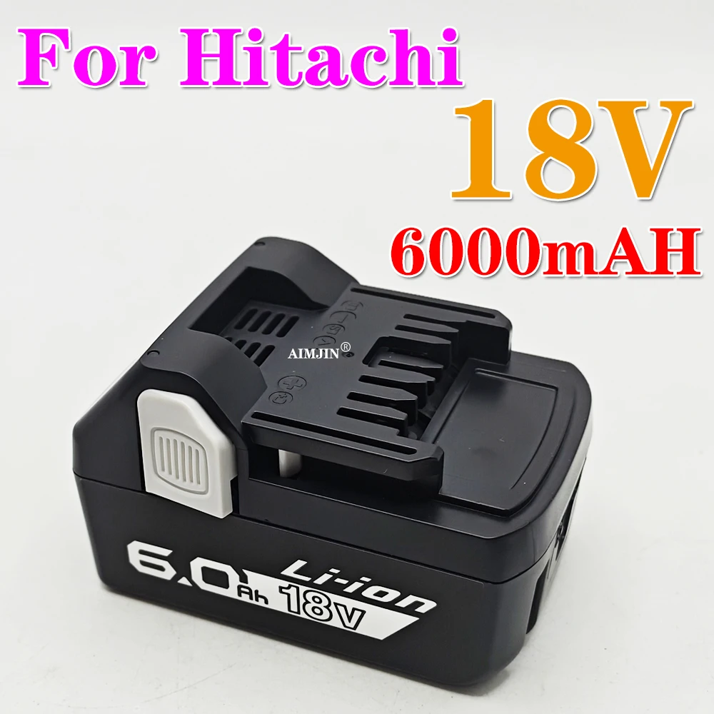 Battery 6000mAh for Hitachi for HiKOKI 18V Power Tools Li-ion for BSL1830 BSL1850 BSL1860 BCL1815 EBM1830 BSL1840 330139 DS18DBL