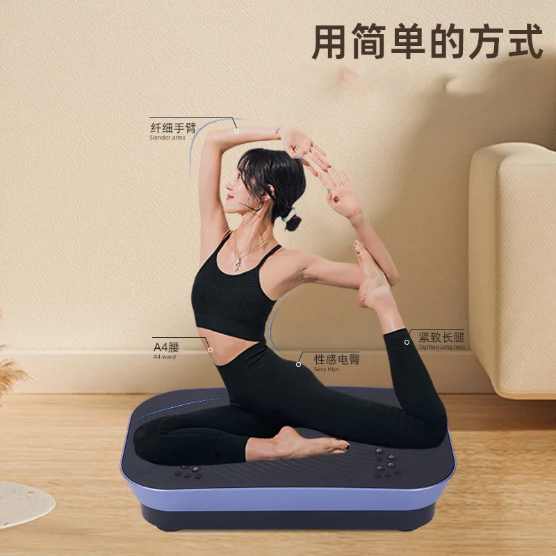 Commercial Home Gym Fitness Exercise Machine Electromagnetic Body Exercise Vibration Plate Vertical Direction ABS Material