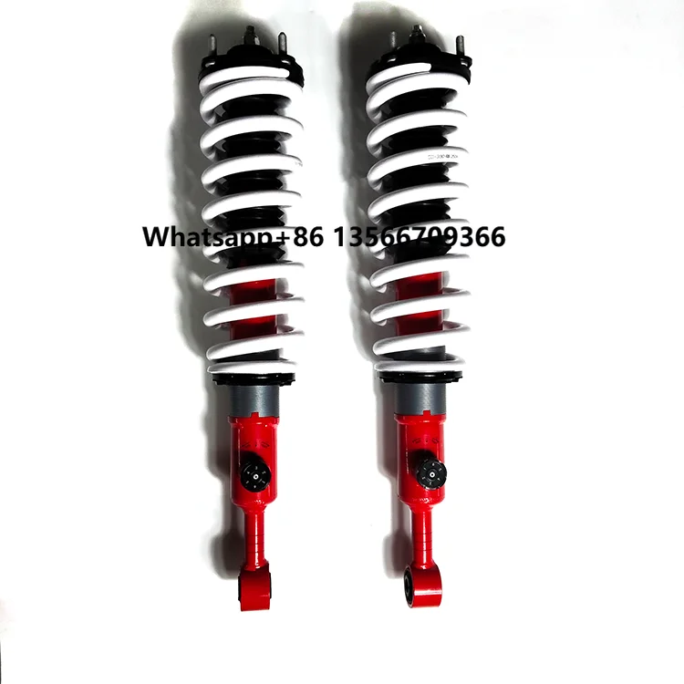 

Adjustable 6-Stage Compression Shock Absorber For Vehicles 500 Red Tank 58mm Front Rear Tube Coiled Spring New 4x4 Road For Cars