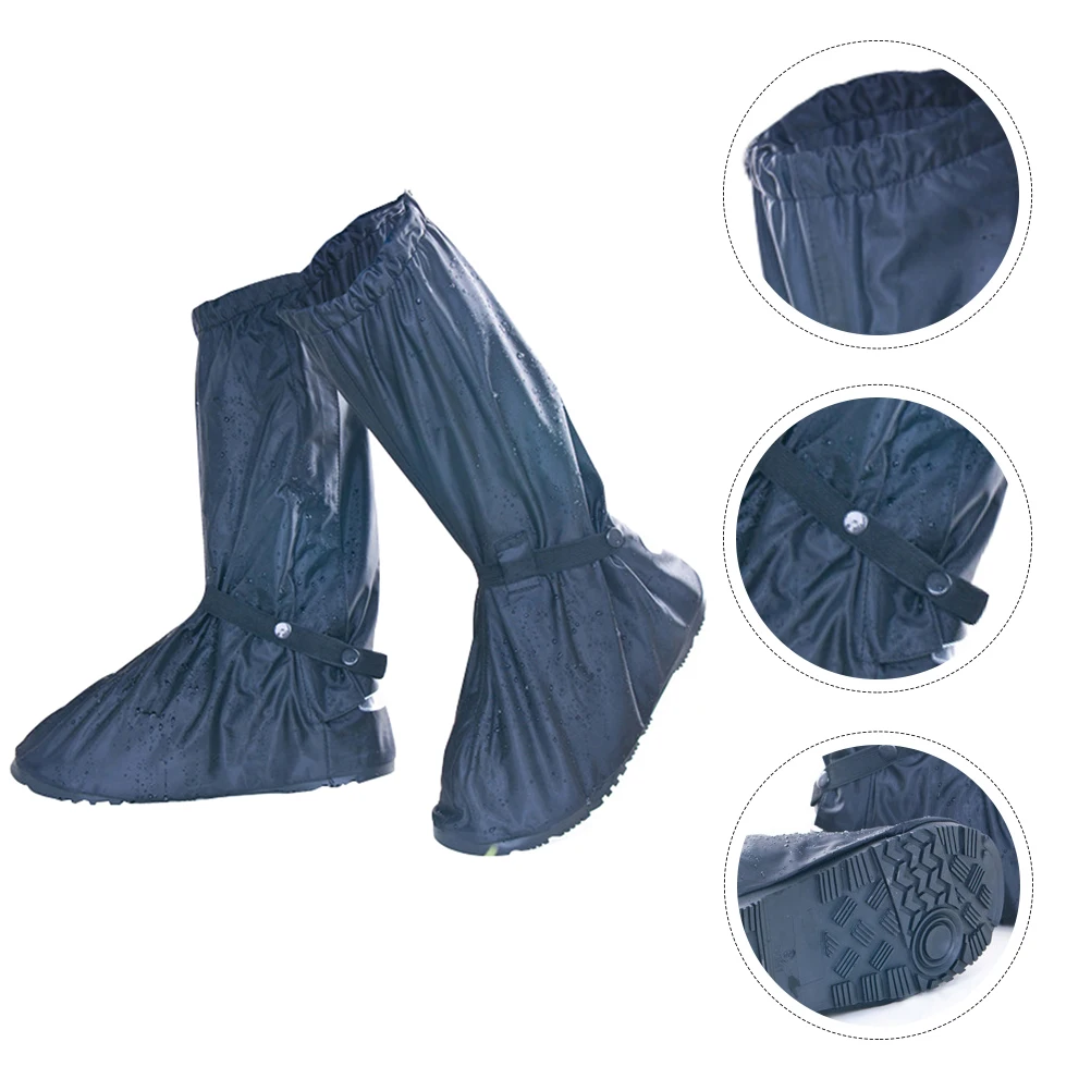 

2 Pcs Rainproof Shoe Riding Protector Portable Boot Convenient Bike