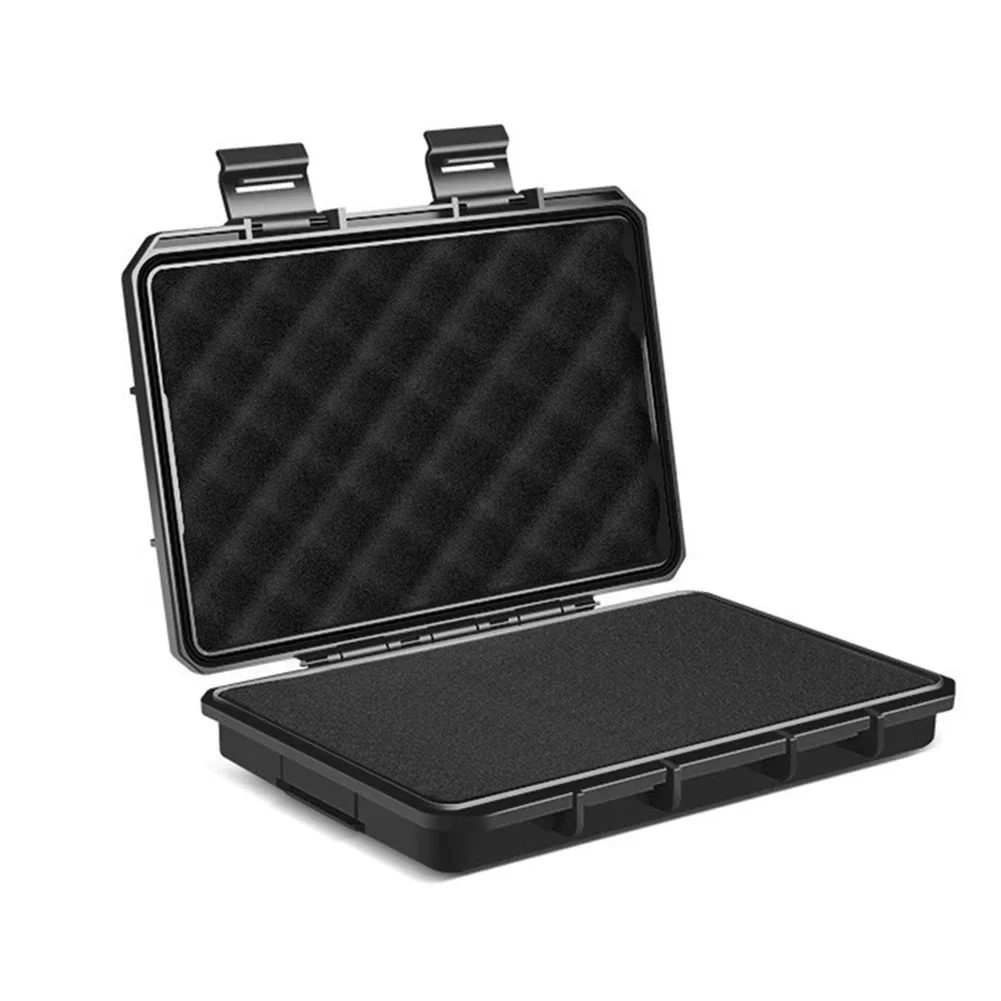 Dry Box Airtight Waterproof Tool Box Protect Against Shock Ruggedized Plastic Shockproof Sponges Compressive Strength