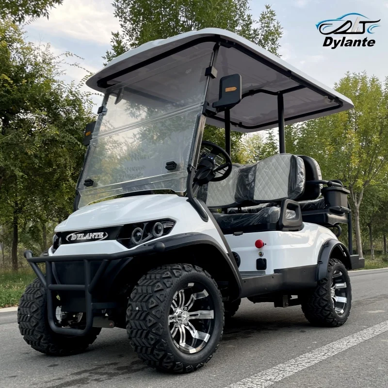 New Electric Off-Road Club Multi-Purpose Vehicle Exclusive Partner 4-Seater Golf Cart Hunting Car Electromagnetic Brake