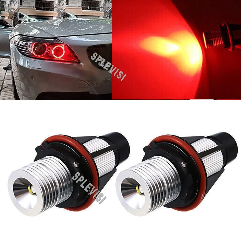 

2x LED Angel Eyes Halo Ring Marker Light Bulbs Running Lights Red For BMW E39, E59, E53, E60, E31, E63, E64, E65, E66, E83, E87