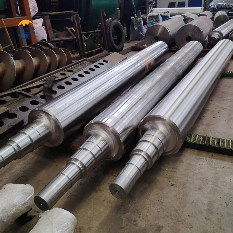 Heavy  Large Diameter High Precision Custom Shaft Cold Rolling Mill Work Roll and Backup Roller
