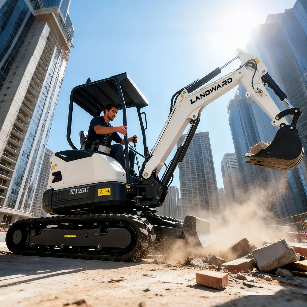 

Экскаватор LANDWARD Китай 2,5 тонны мини-экскаватор CE Euro 5 двигатель Yanmar гидравлический насос гусеничный мини-экскаватор 3 тонны по индивидуальному заказу