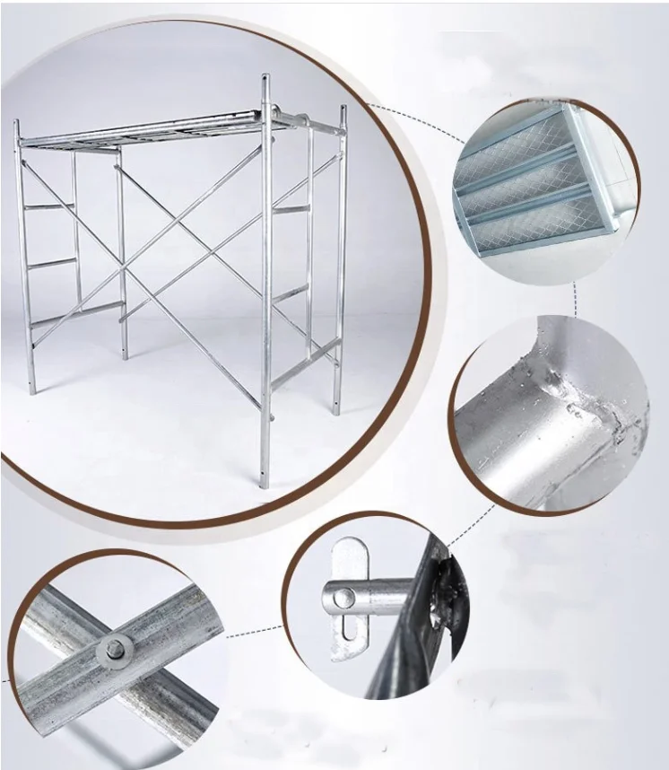 سعر منخفض وجودة جيدة 1930*1219 مللي متر سقالات مجلفنة ساخنة للفندق والمبنى #6