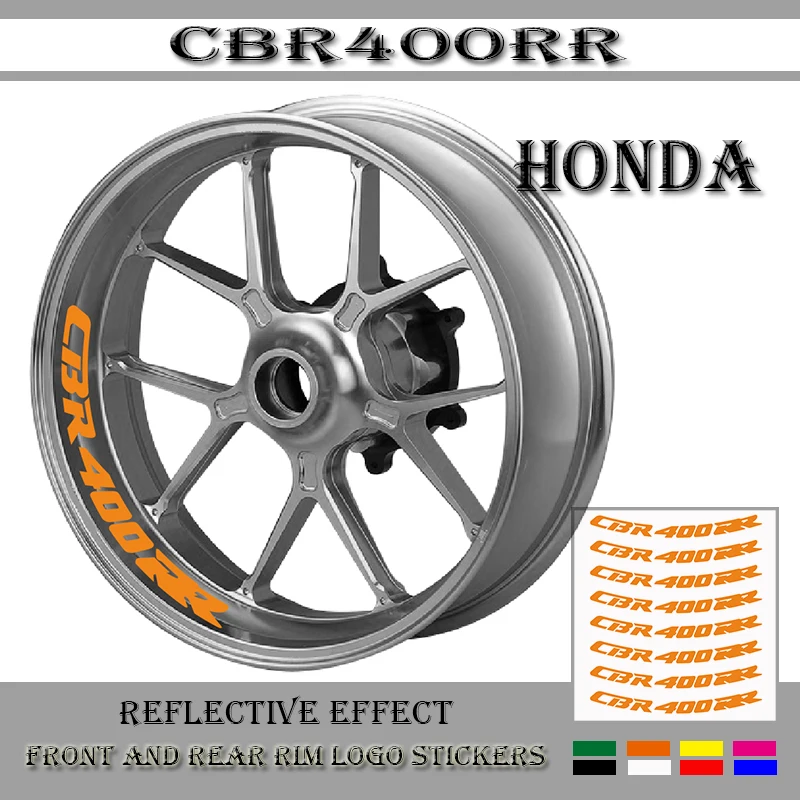 

Motorcycle modified decals wheel rim reflective waterproof custom personalized decorative sticker for HONDA CBR400RR CBR 400RR