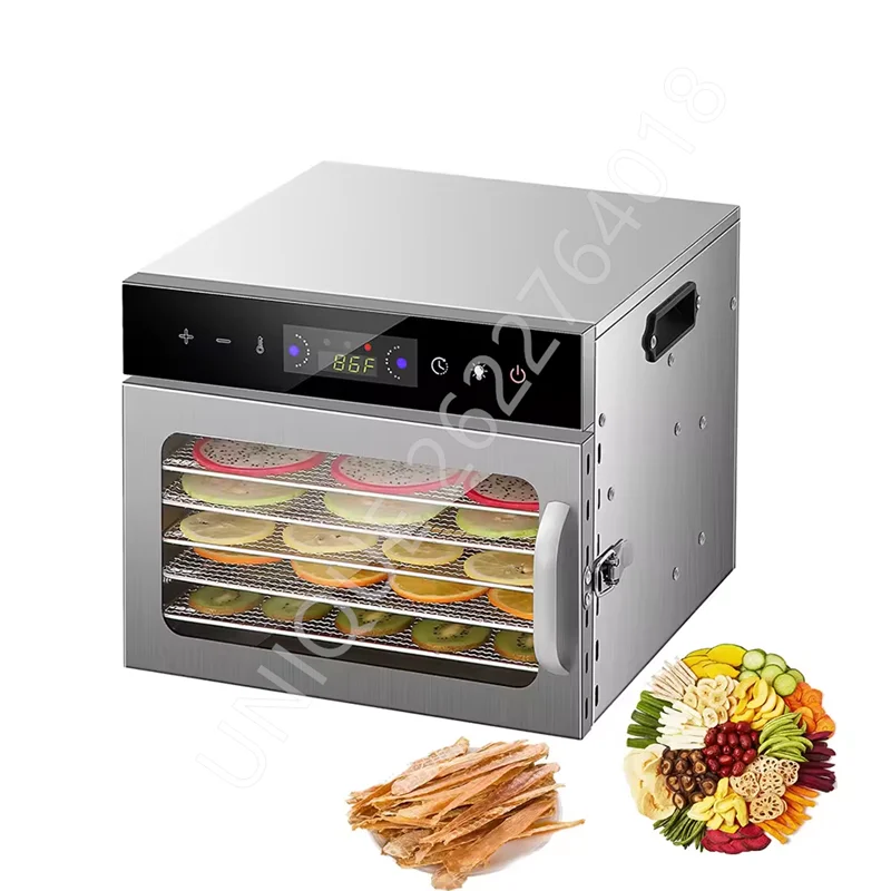 

110/220V Food Dryer Fruit Dehydrator Digital Adjustable Timer Temperature Control Keep Warm Fruit Dehydration Air Dryer