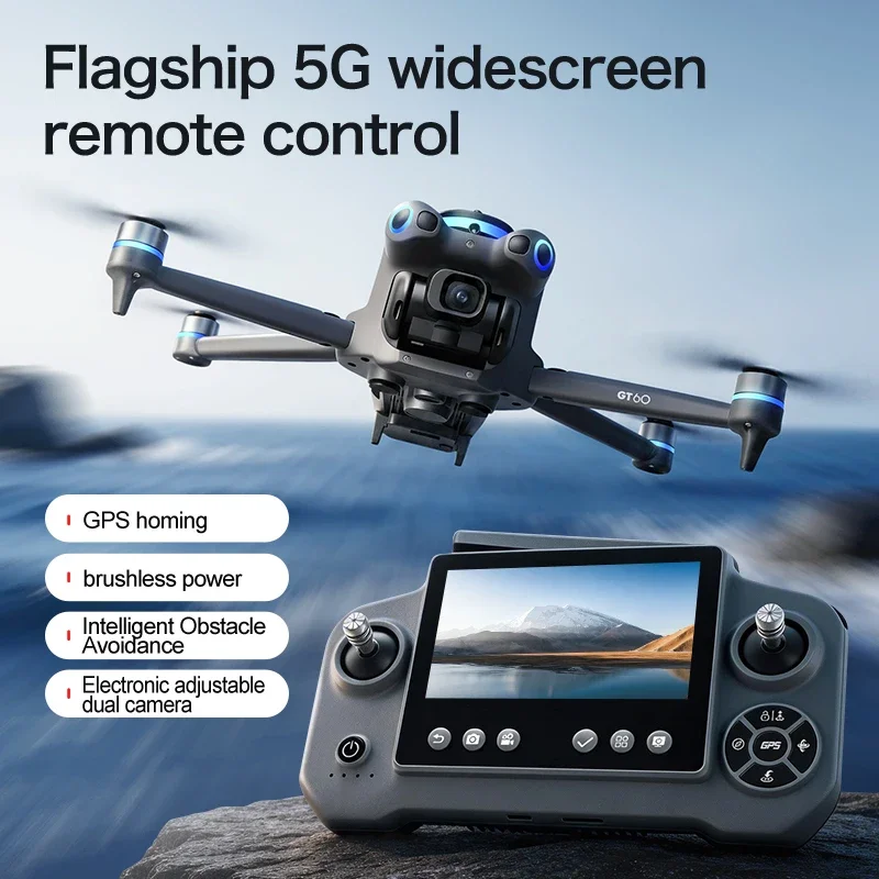4K/6K/8K Camera GT60 GPS Drone – Aerial Quadcopter That Crushes Every Shot with 5G Screen Remote Smart Follow Obstacle Avoidance