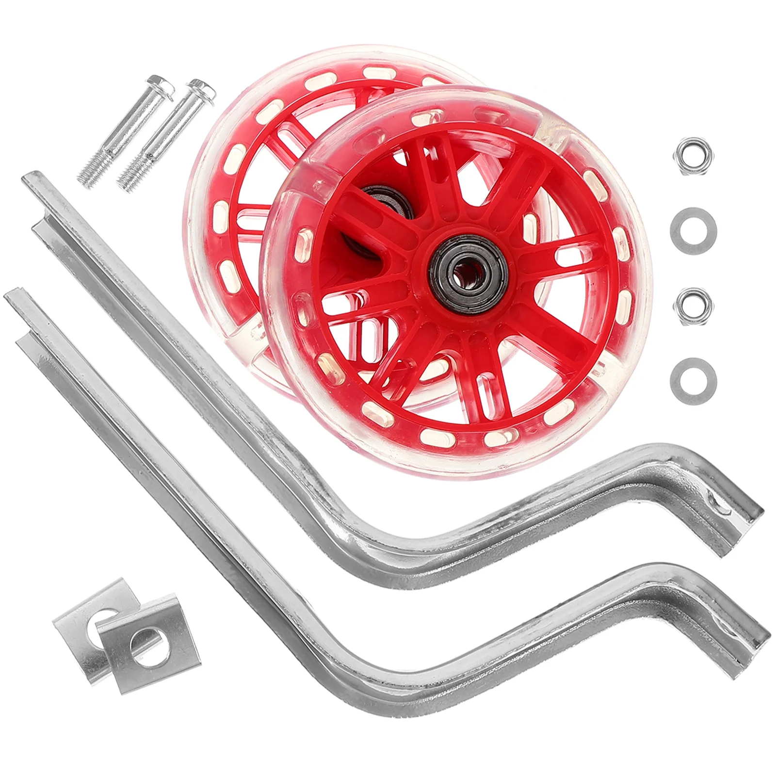 

Kids Silent Flash Auxiliary Wheel Bike Accessories for Training Cycling Wheels Stroller