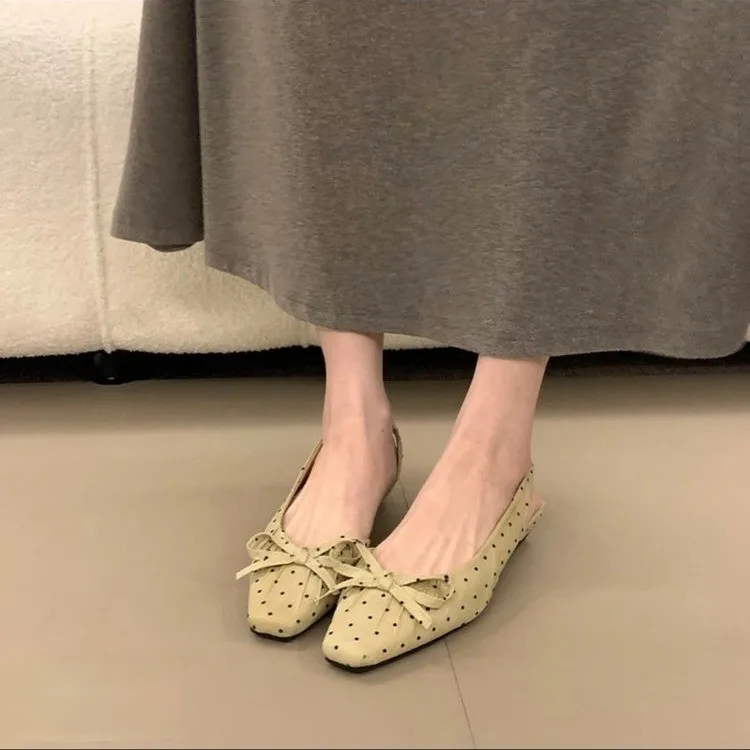 Summer Women's Bowknot Flat Tabi Ninja Shoes Pig Toe Slippers Lazy Person Horse Hoof Shoes Women Split Toe Mocassines Loafers
