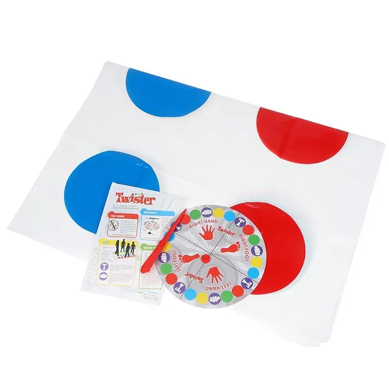 Parent Child Interactive Game Body Balance Blanket Classic Twister Party Children's Twisting Music Educational Sports Toys