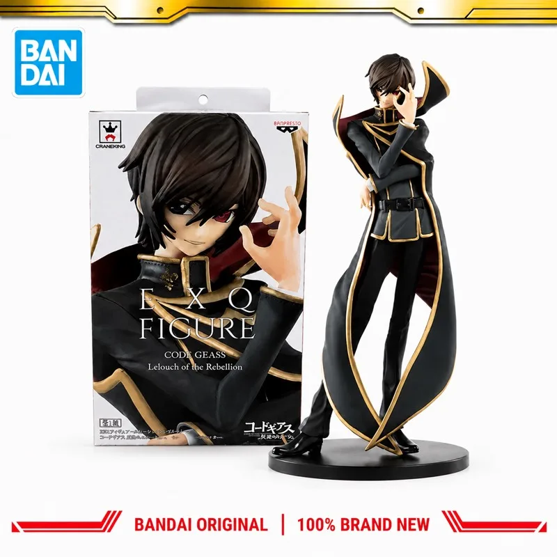 In Stock Bandai Original Banpresto Code Geass Lelouch Of The Rebellion Lelouch Lamperouge Action Figure Model Doll Brand New