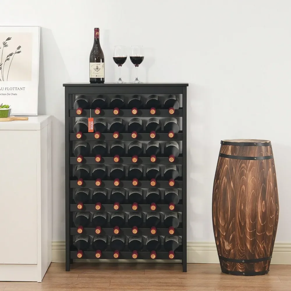 

Bottle Modular Wine Rack, Stackable Or NonStackable, 28 Layers Solid Bamboo Storage Rack, Floor Standing Freestanding Wine Rack