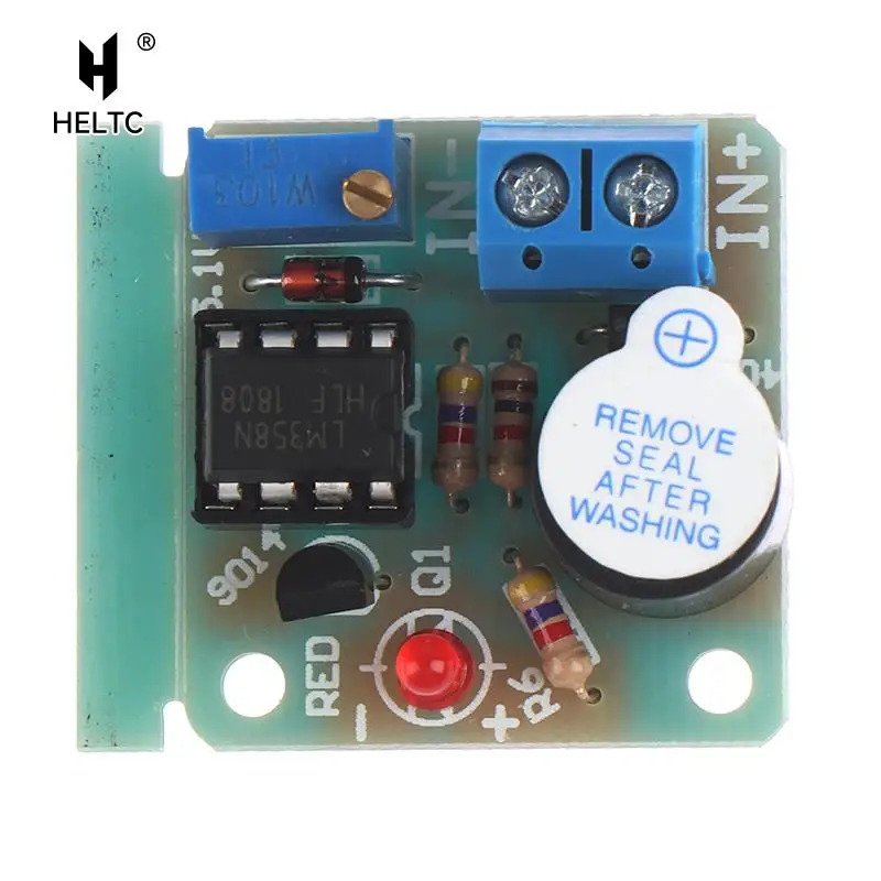 12V Battery Sound And Light Alarm Against Over-discharge Protection Board Low Voltage /Under Voltage Protection Module