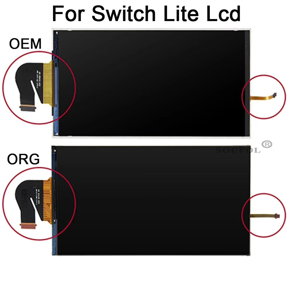 New LCD Screen Replacement for NS Switch Lite Original and OEM LCD Screen Display Glass Assembly Accessories for Switch Lite
