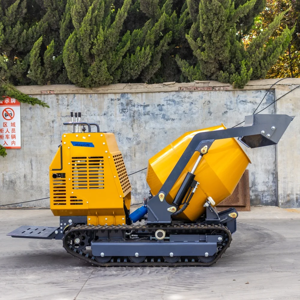 Self-Loading Concrete Mixer Truck Water Tank Continuous Mixing