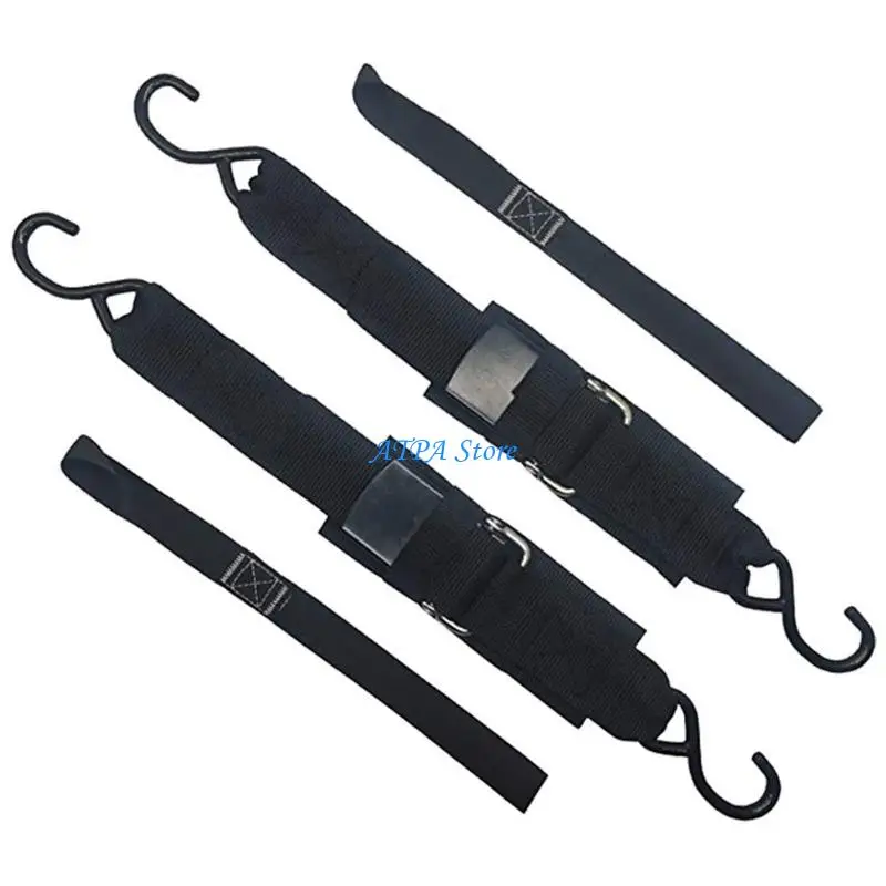 U13C Durable Bunding Belt Adjustable Boat Buckle Transom Tie Downs for Trailer Marine
