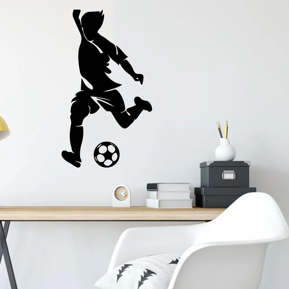 football Waterproof Wall Stickers Home Decor For Kids Rooms Decoration Wall Art Decal