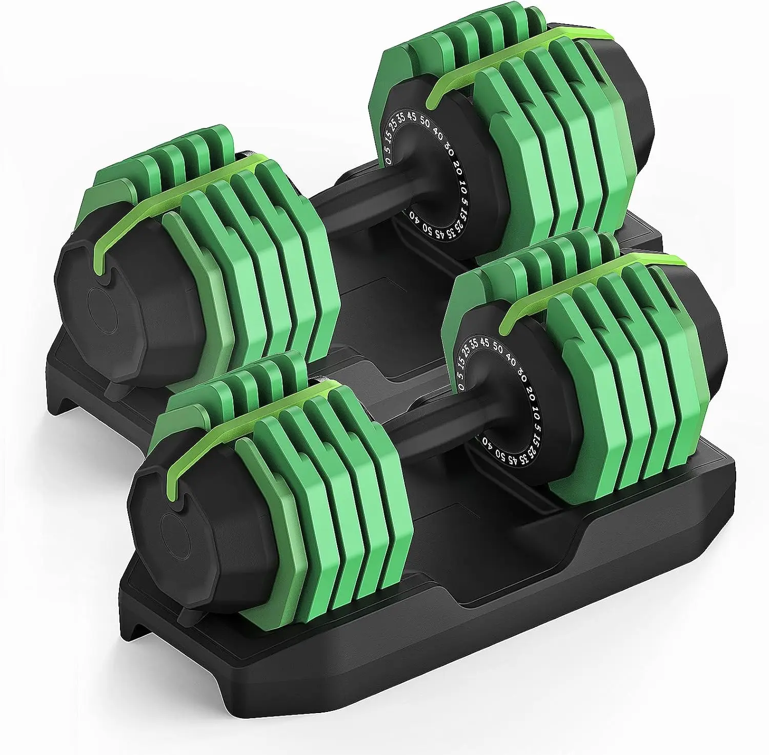 25/50/55 lbs Pair Adiustable Dumbbell Set, Adiust Dumbbell Weight for Exercises Pair Dumbbells for Men and Women in Home