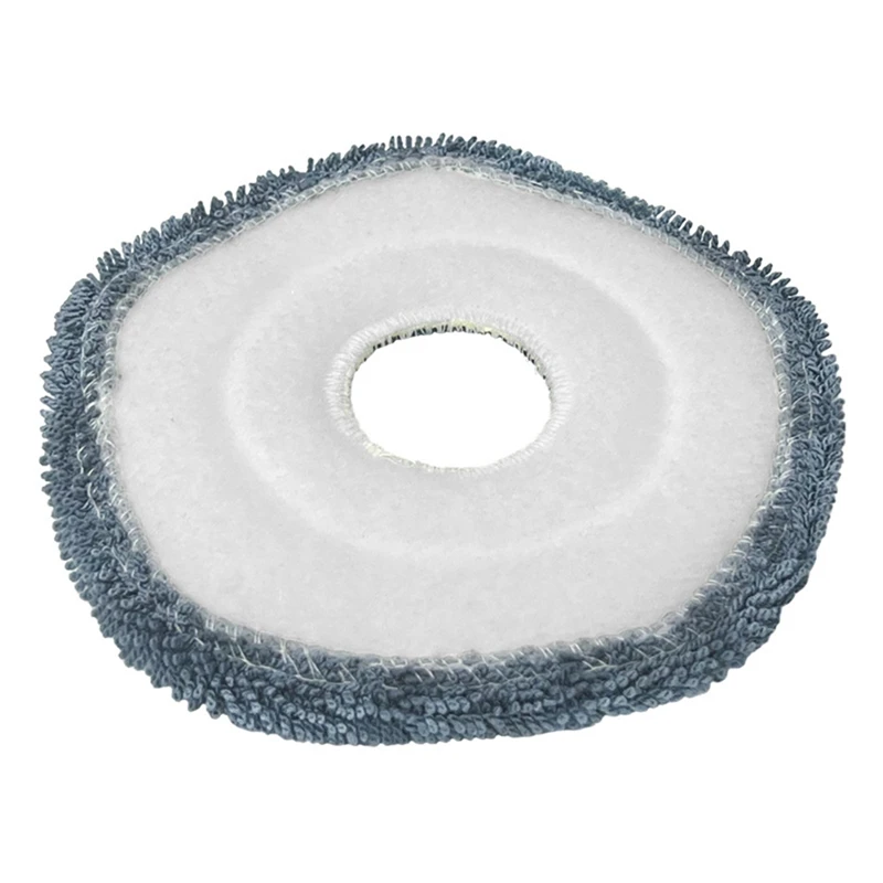 SANQ 8PCS Washable Vacuum Mop Cloths For Eufy X10 Pro Omni X8/X8pro X9 Pro Robot Vacuums Soft Mopping Pad