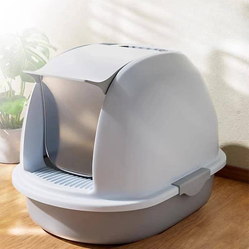 

Plastic cat Litter Box Closed Litter Accessories cat Litter Box Sandbox Hiding Self-Cleaning Areneros Para Gatos Household Items