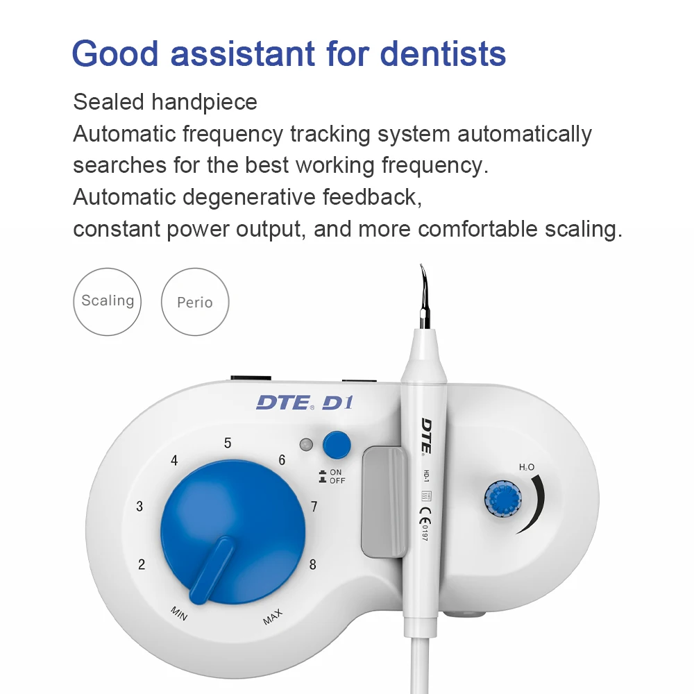 آلة قشارة الأسنان بالموجات فوق الصوتية DTE D1 لإزالة لوحة الأسنان وحساب التفاضل والتكامل أدوات تنظيف الأسنان وتبييض الأسنان عن طريق الفم