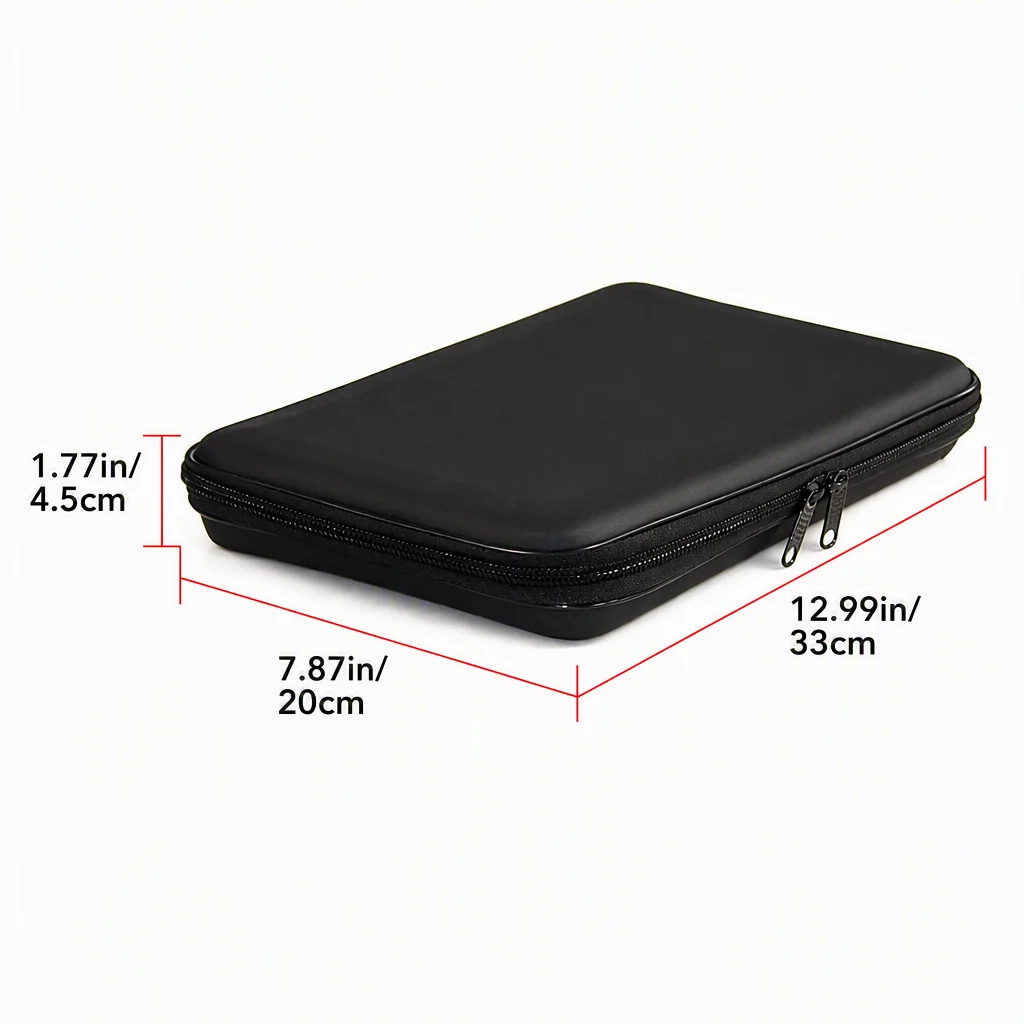 Carp Fishing Bite Alarm Hard Protective Case Anti‑collision EVA Storage Box Fit for 1+4 Alarm Set Outdoor Angling Gear Organizer