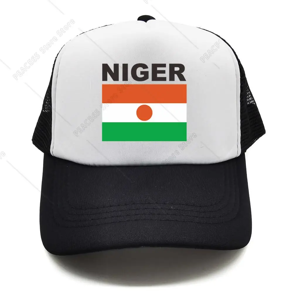 Niger Trucker Cap Summer Men Cool Country Flag Hat Baseball Caps Unisex Outdoor Mesh Net Caps