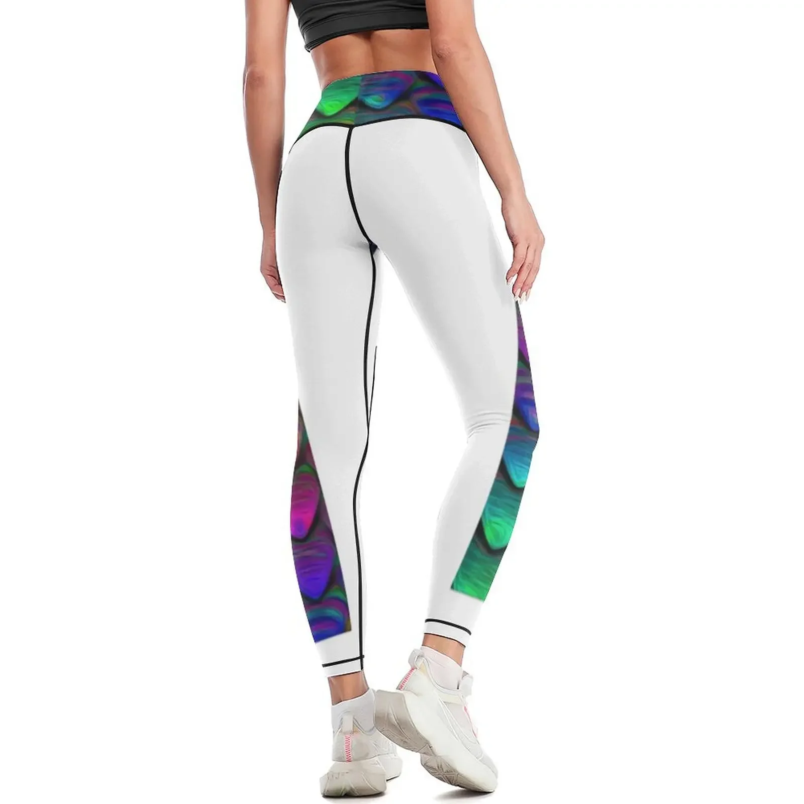 Dragon love Leggings ملابس رياضية للتنس من أجل سراويل رياضية عالية الخصر للسيدات