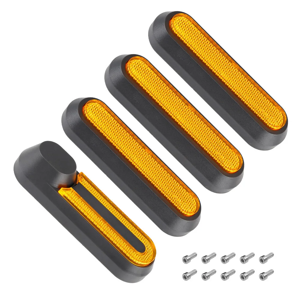 Für Xiaomi Mijia MI M365 1S Pro E-Scooter Reifen Splash Fender Sets Gabel Schutzhülle Radnabe kappe Reflektierende Schalen – Detail 23