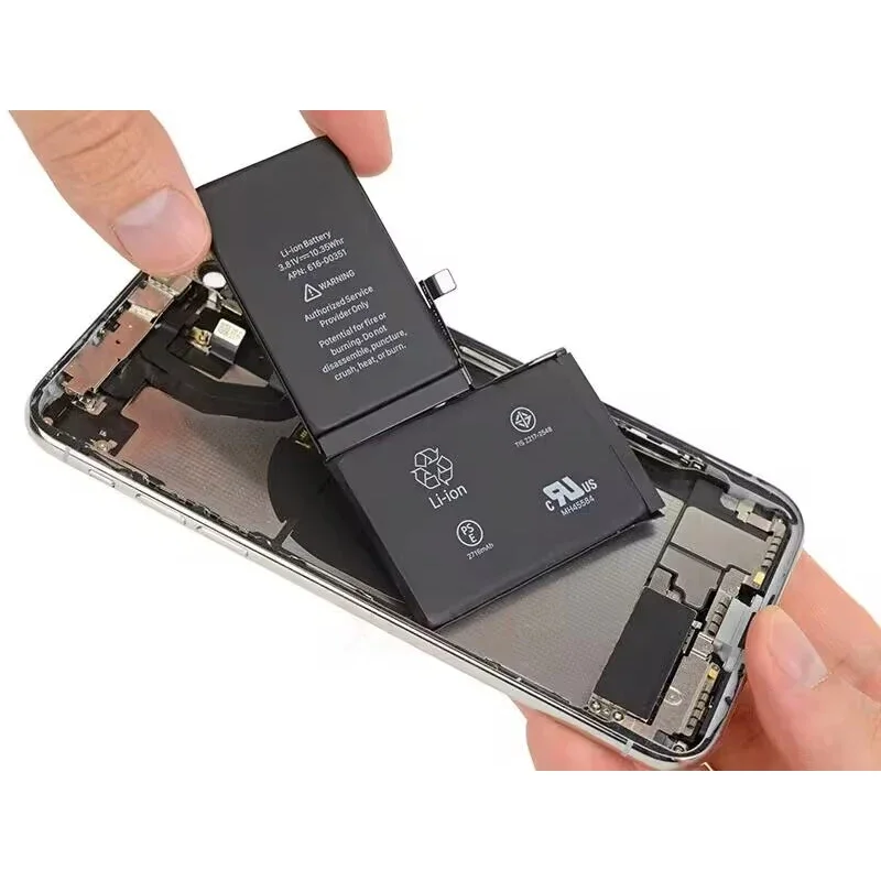 XDOU batería de teléfono para iPhone X iPhoneX, Kit de herramientas de reparación gratis, reemplazo de batería de alta capacidad de 2716mAh