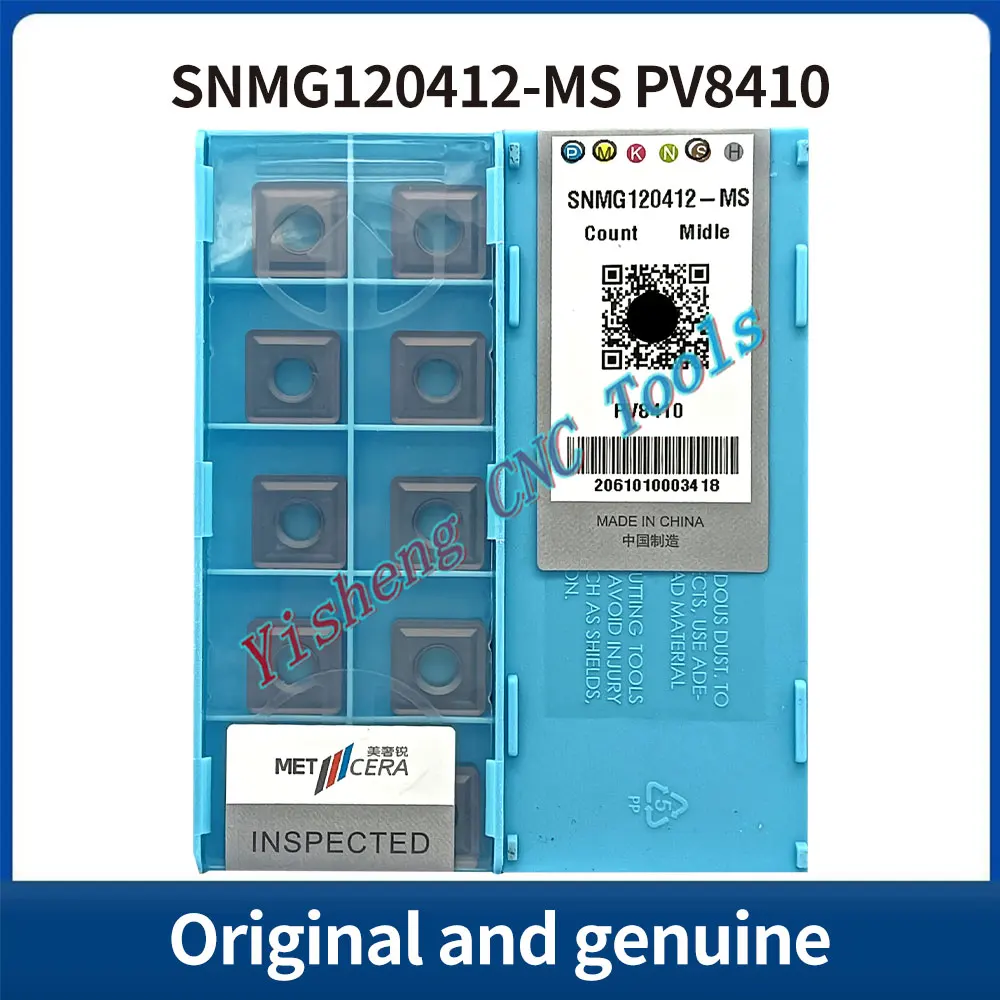 Narzędzia skrawające METCERA SNMG120404-3MA SNMG120408-3MA SNMG120412-3MA SNMG120408-MS SNMG120412-MS PV8410 Ostrza danych