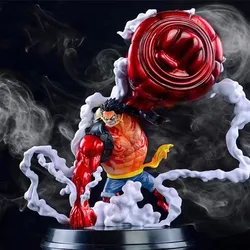 22cm 원피스 네 번째 기어 Luffy Big Saru 킹 건 큰 주먹 Luffy 액션 피겨 모델 Pvc 동상 인형 컬렉션 장난감 선물