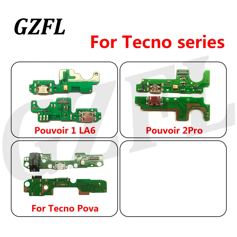 

For Tecno Pouvoir 1 LA6 2Pro Pova LD7 USB Charging Port Dock Connector Flex Cable