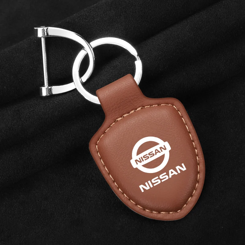 Leather Car Styling Keychain Key Chain Keyrings Key Holders For Nissan Qashqai J10 Juke Pulsar Sentra Altima Patrol Micra Rogue