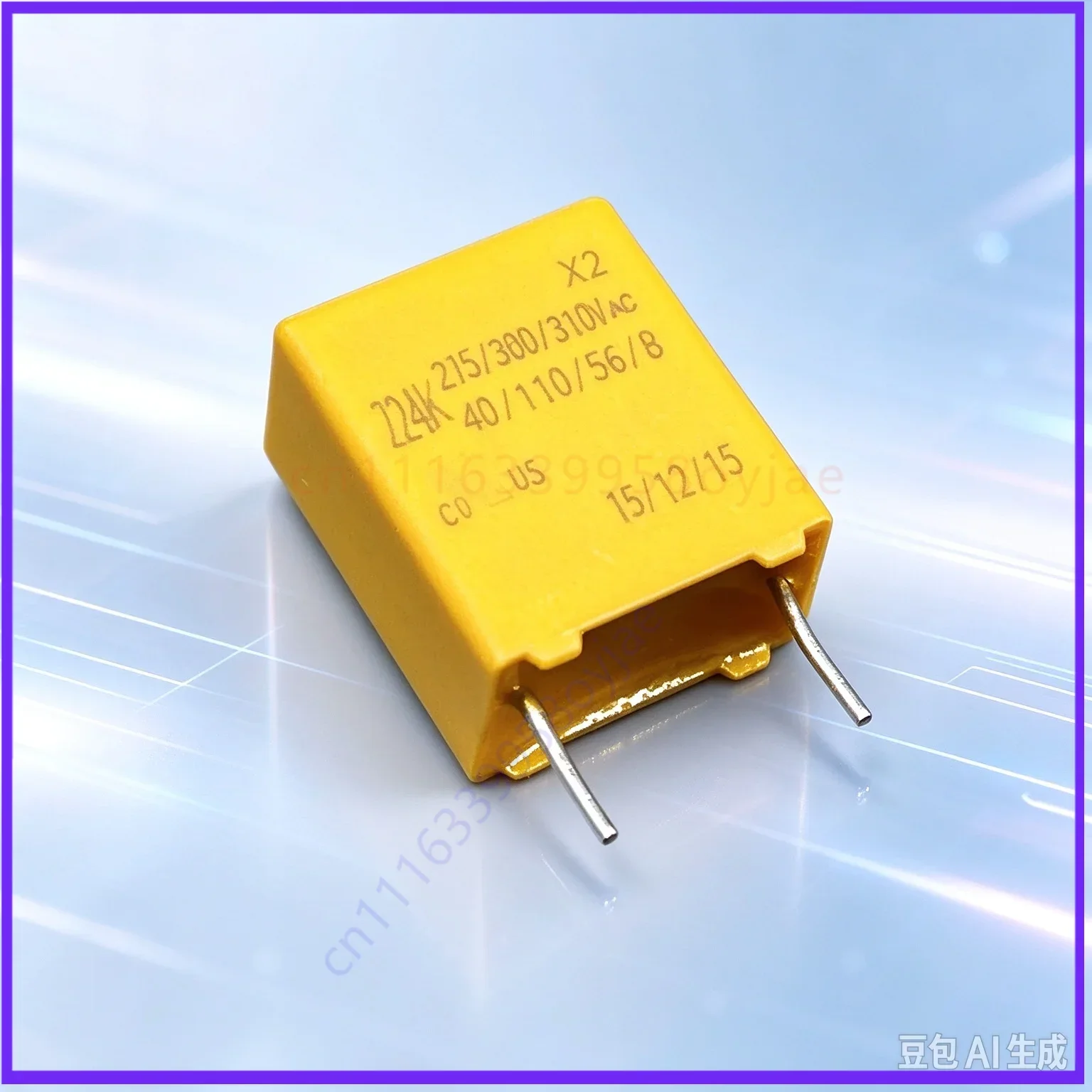 Reliable for WQC MKP MPX 0.22uf 220nf 224 275v 310v X2 Safety Film Capacitor P7.5  200pcs